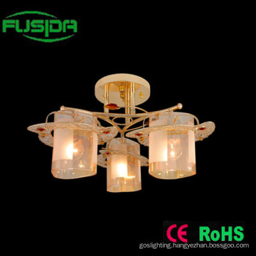 High Quality Glass Ceiling Gold Chandelier Lighting